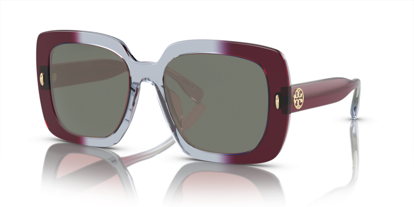 Gradient Burgundy, Green-Polarized