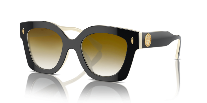 Black/Ivory, Brown Gradient