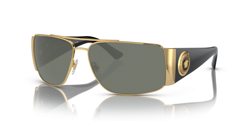 Gold, Green-Polarized