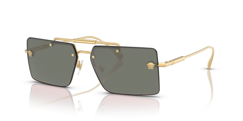 Gold, Green-Polarized