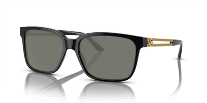 Black, Green-Polarized