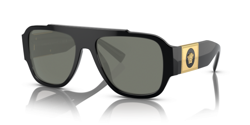 Black, Green-Polarized