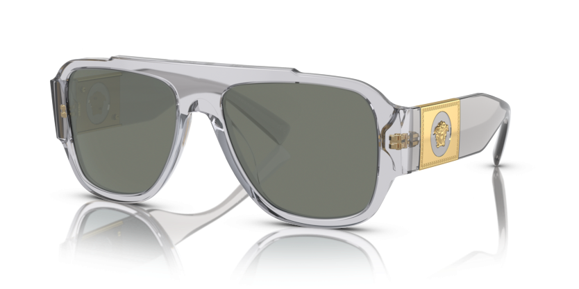 Transparent Grey, Green-Polarized