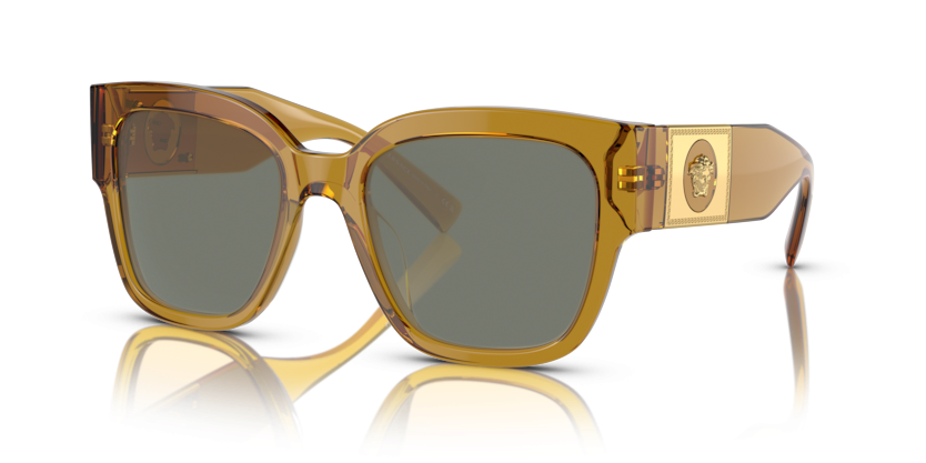 Transparent Honey, Green-Polarized