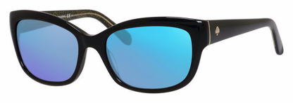 Black, Blue-Mirrored