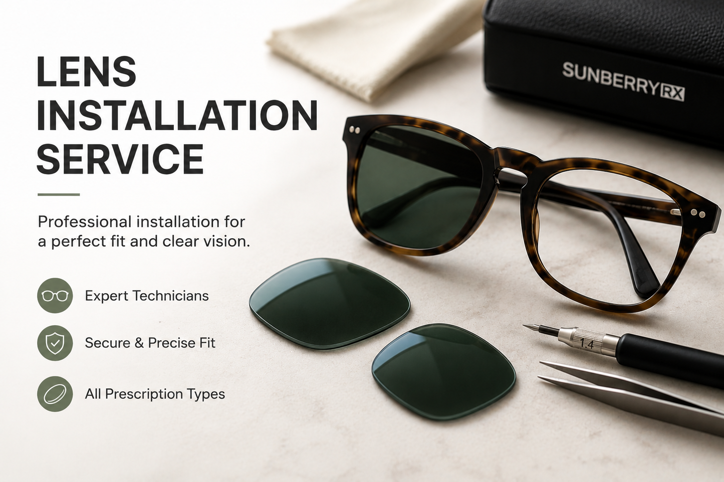 Lens Installation Service